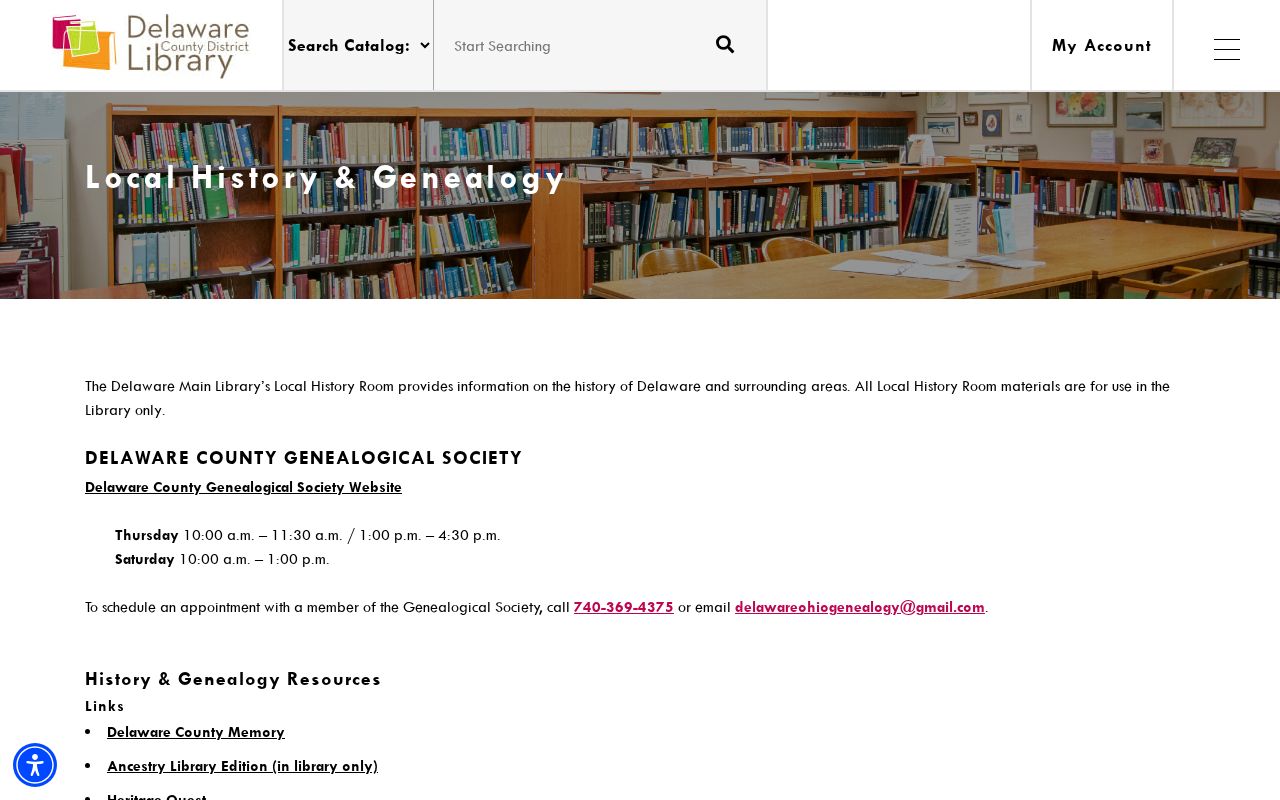 Scioto Township residents directory Delaware County library local history collection
