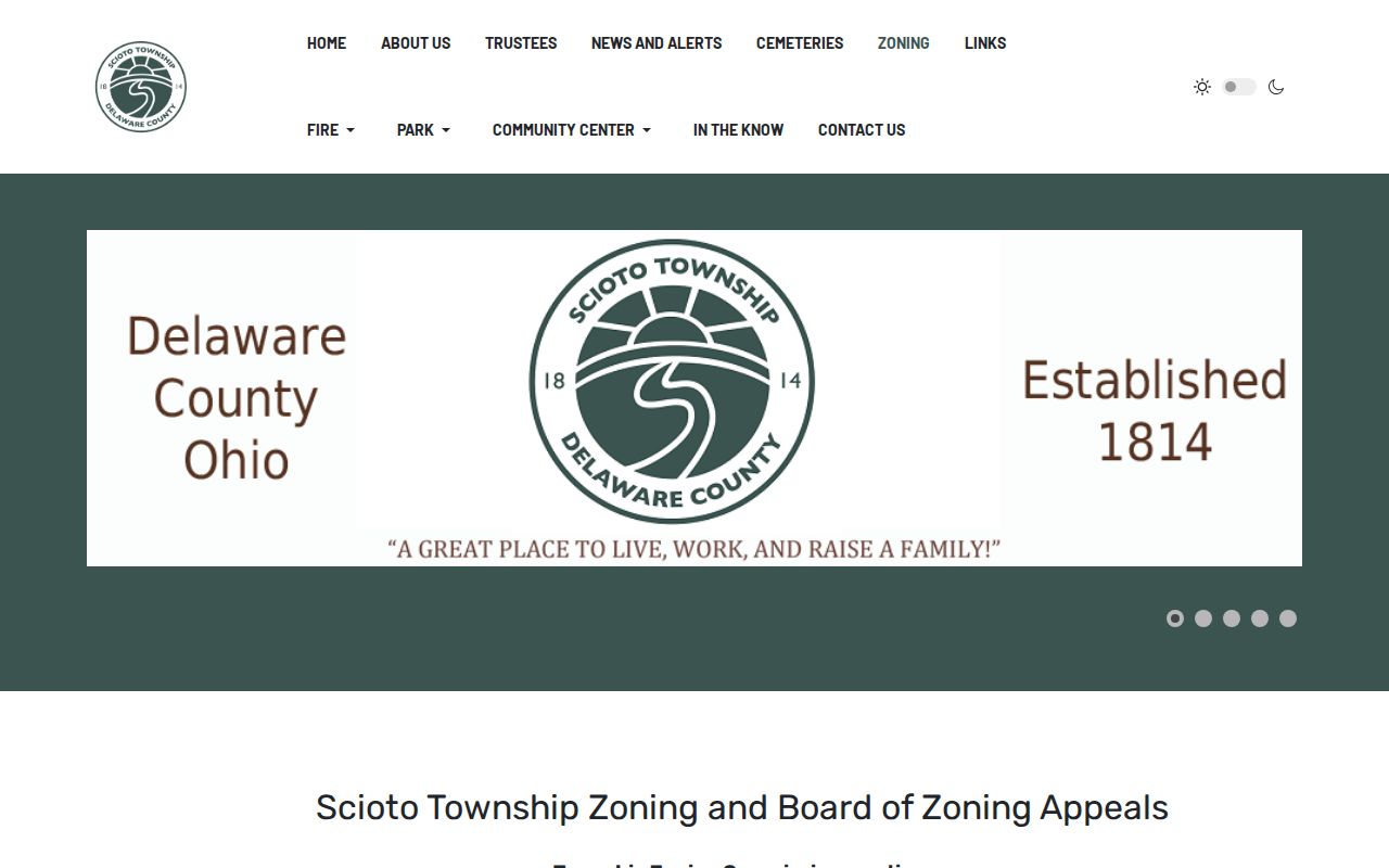 Scioto Township street directory zoning records source
